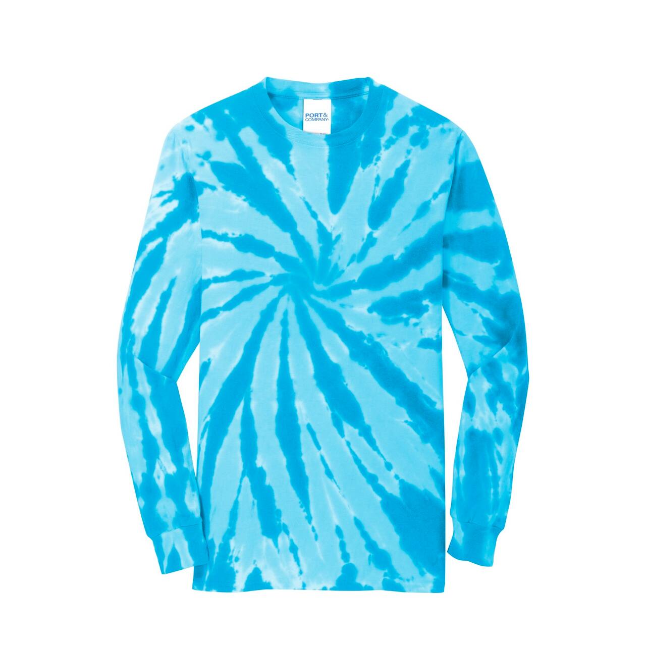 Port & Company® Long Sleeve Tie-Dye Adult T-Shirt